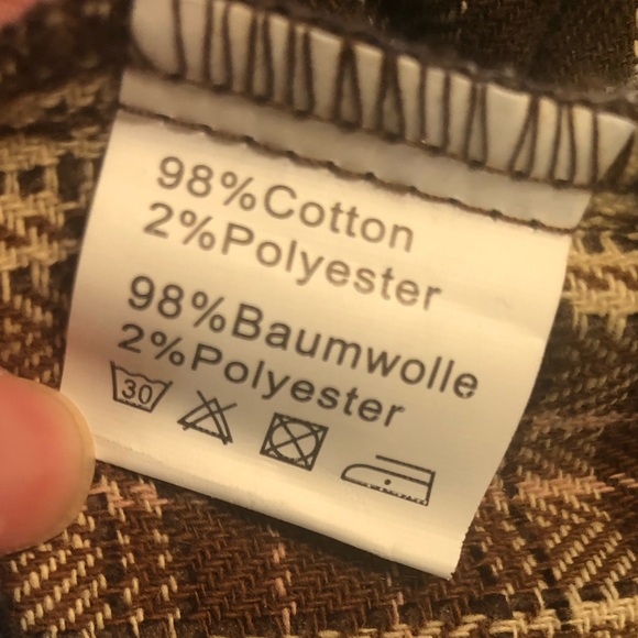 Belle poque Brown Retro Style Plaid skirt - Picture 9 of 9